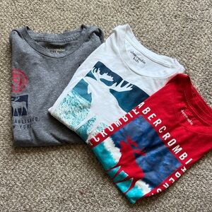 Abercrombie & Fitch Kids Tees - Gray, White, Red